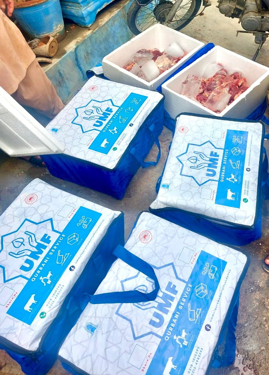 Qurbani service meat distribution
