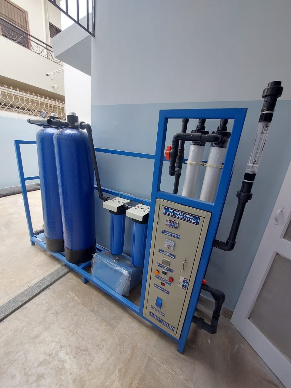 Water and well project hand pump installation